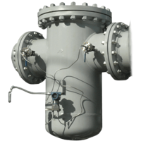 Model BVBS Vertical In-Line Strainer